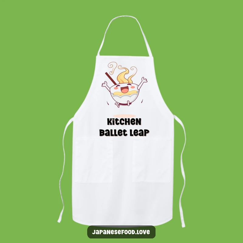 Funny Excited Ramen Bowl Apron: Cook with Culinary Joy & Noodle Flair