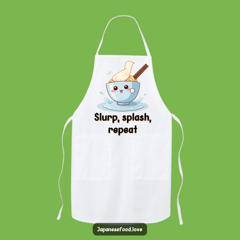 Funny Ramen Splash Apron: Cook With Playfulness and Fun