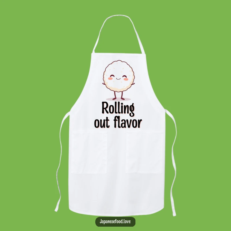 Funny Rice Ball Apron: Cook With Joy With This Happy Character
