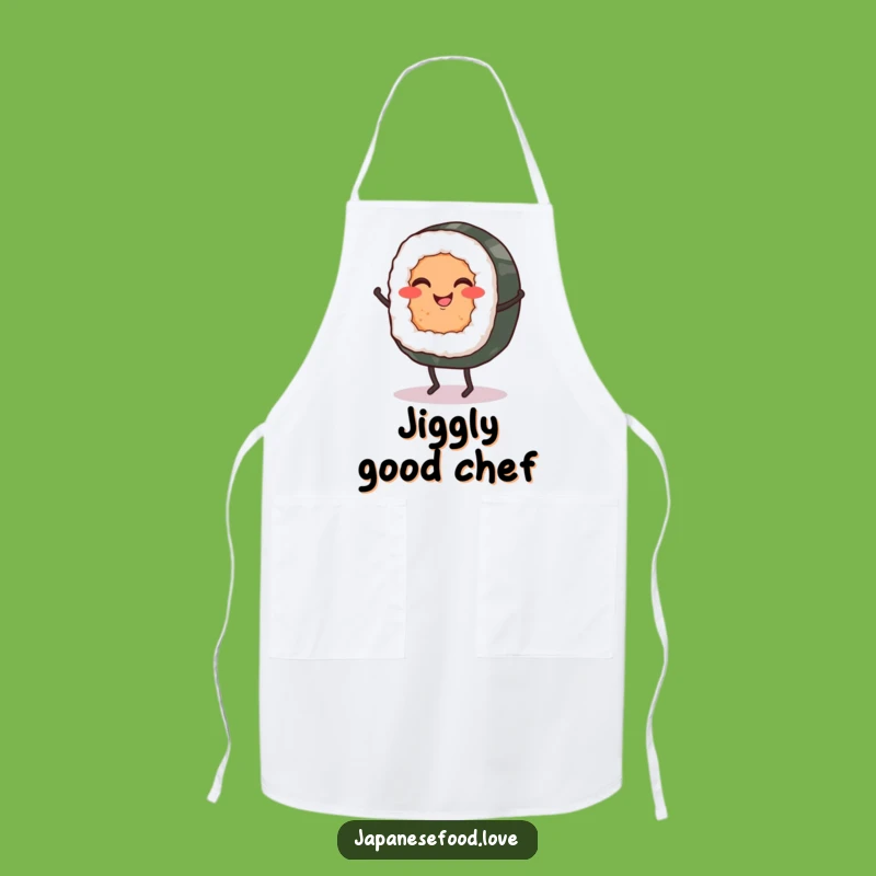 Funny Sushi Roll Jig Apron: Cook with Culinary Comedy