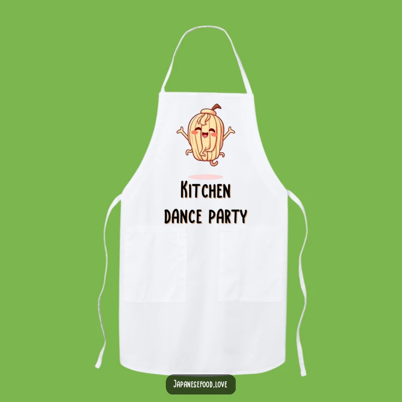 Funny Udon Apron - Noodle Dance Party for Kitchen Fun