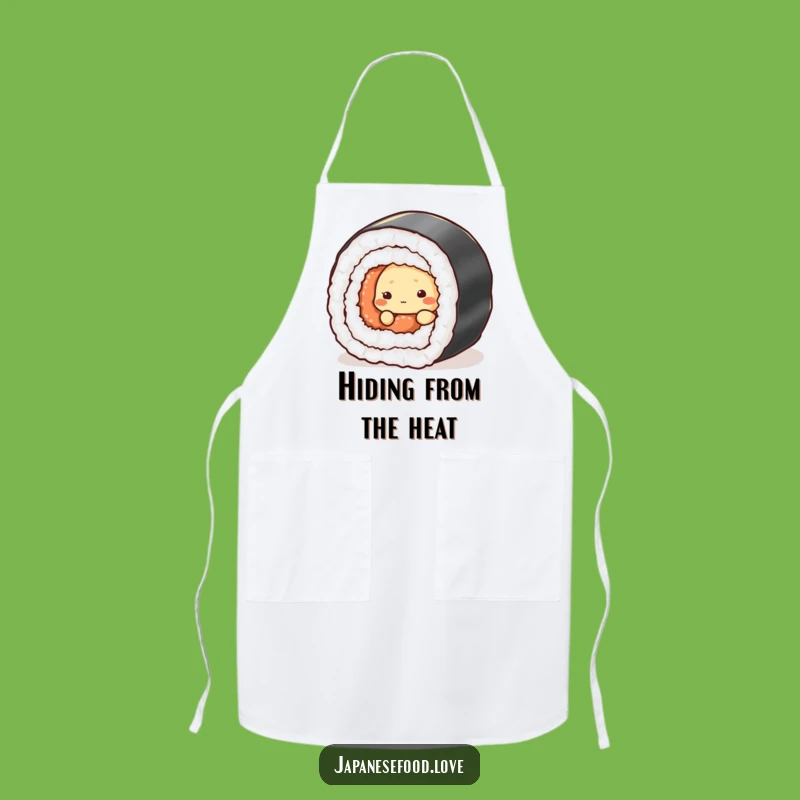 Funny Shy Tempura Apron - Kitchen Humor for Budding Sushi Chefs