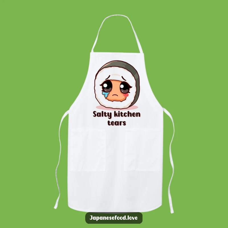 Funny Sad Sushi Roll Apron: Cook with Comfort, Serve with a Smile