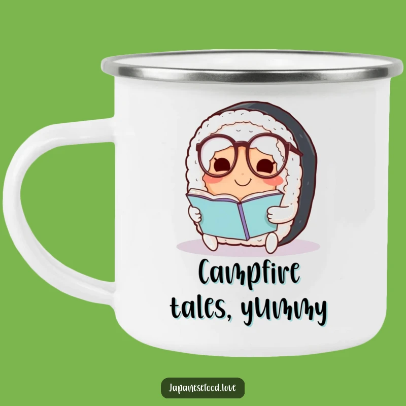 Funny Sushi Camping Mug: Durable Smart Roll, Humorous Outdoor Gift