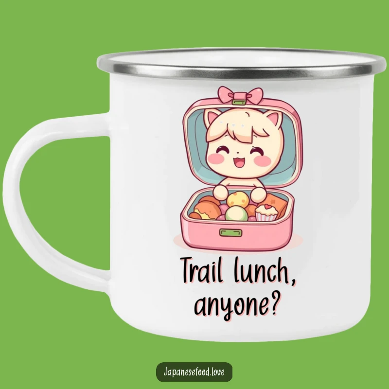 Funny Bento Box Adventure Mug: Happy Character, Tiny Treats, Perfect Funny Gift