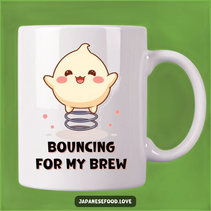 Funny Mochi Spring Bounce Mug: Joyful Treat Gift for Mochi Lovers