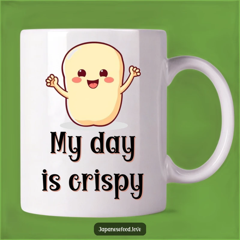 Funny Tempura Waving Mug: A cheerful and humorous gift for seafood lovers who enjoy a delightful chuckle.