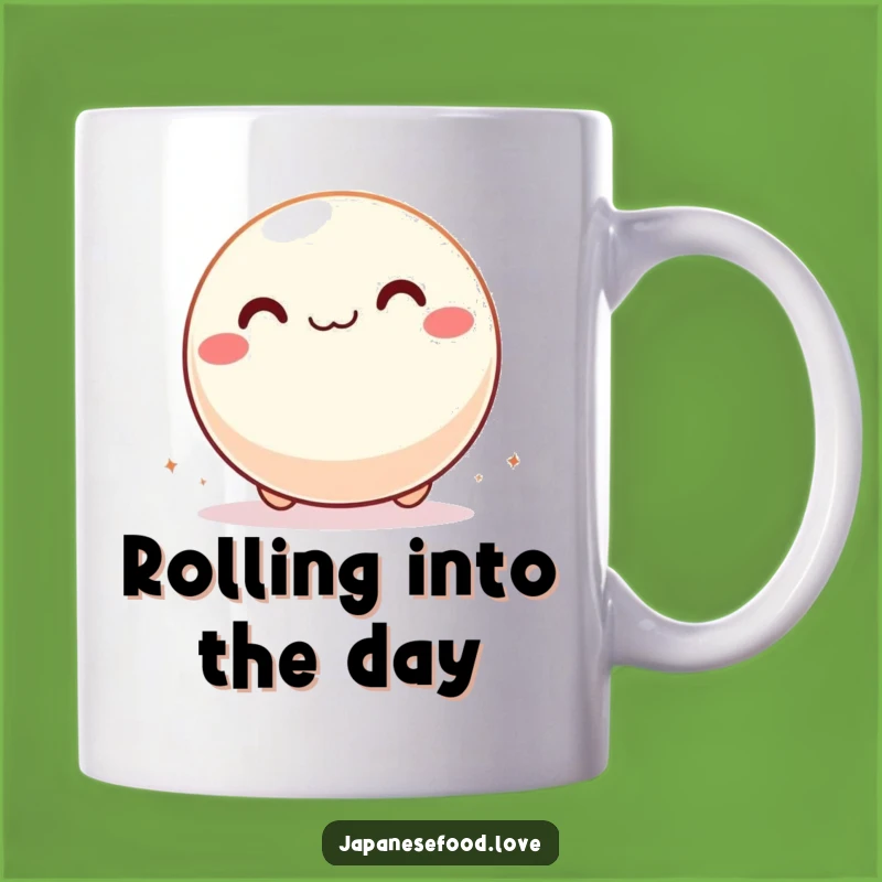 Funny Giddy Mochi Ball Mug, Rolling Character Gift, Perfect Funny Present for Sweet Lovers