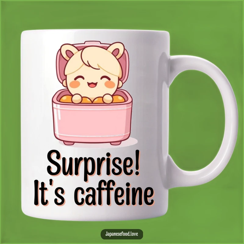 Funny Surprised Bento Box Mug - Hilarious Lunchtime Gift