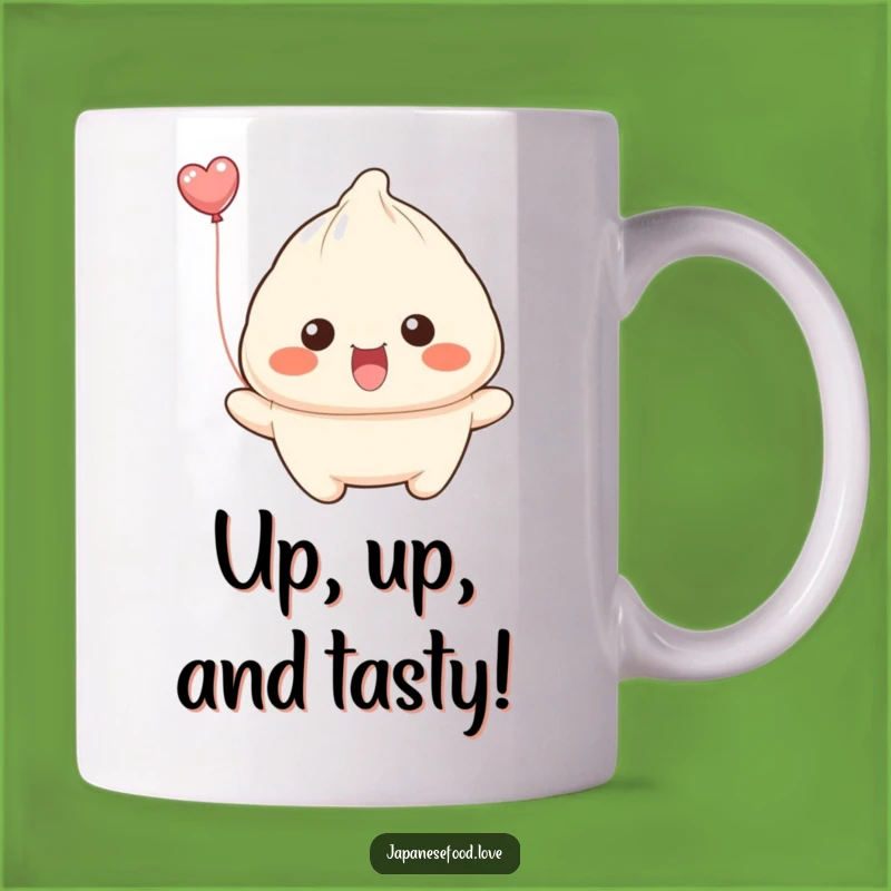 Funny Floating Dumpling Mug: Balloon Smile, a Joyful Treat Gift
