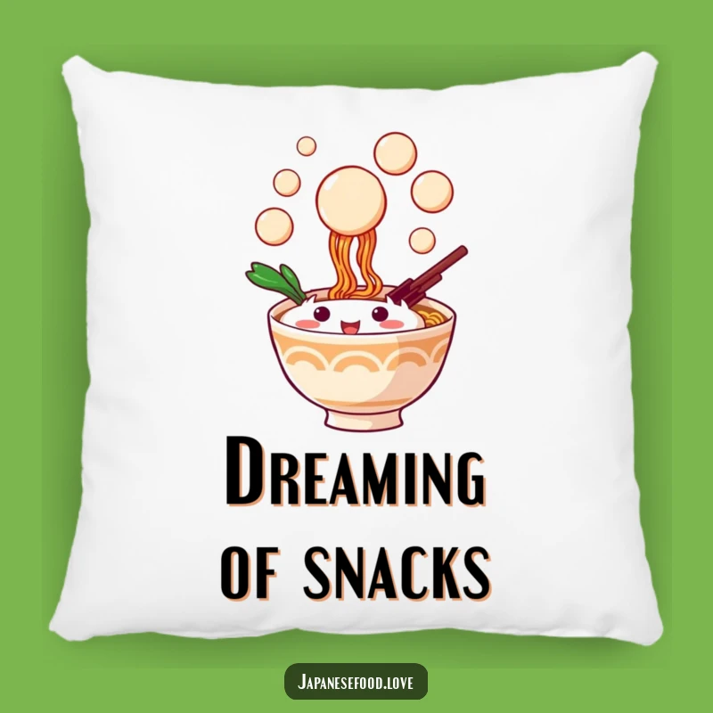 Funny Ramen Pillow - Soft & Playful Dango Catching Comfort