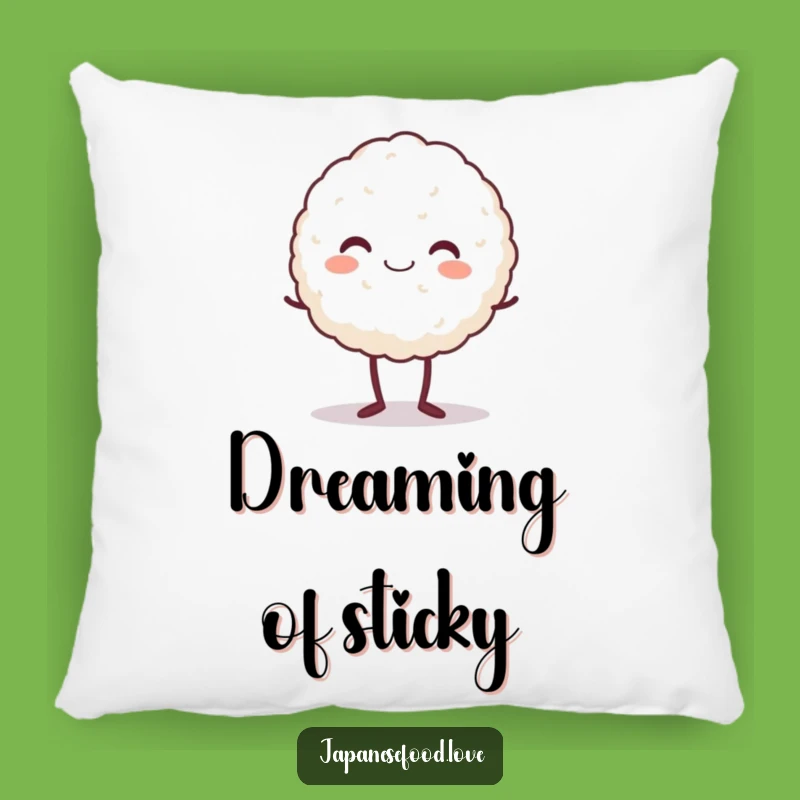 Funny Rice Ball Pillow: Cuddle Up With This Happy Character Comfort