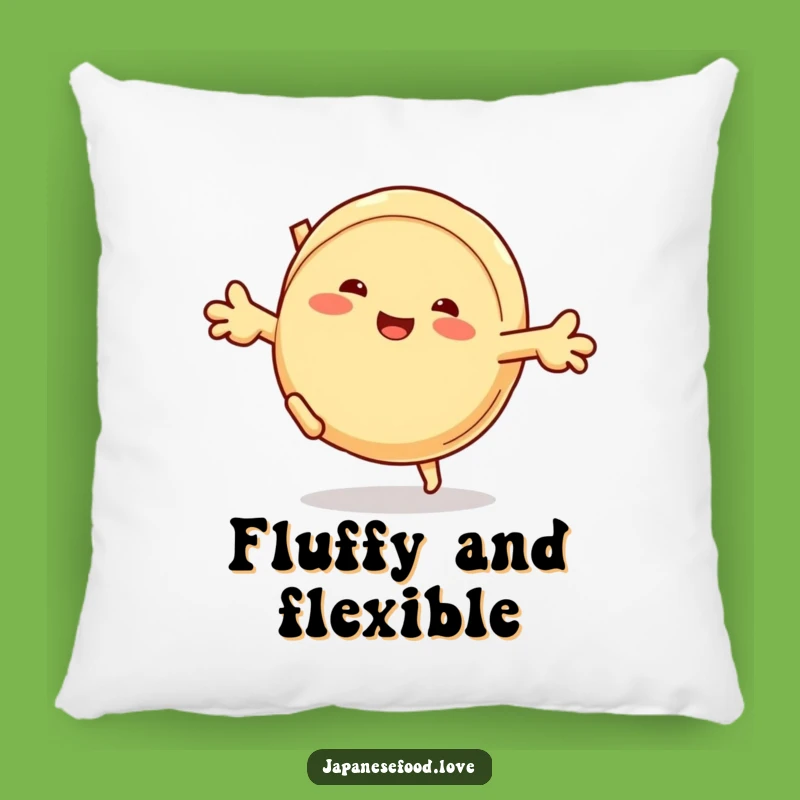 Funny Steamed Bun Cartwheel Pillow: Cozy and Hilarious Doughy Decor