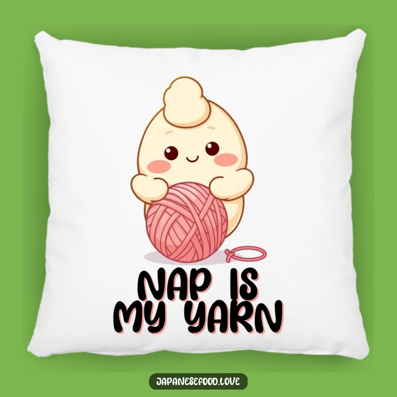 Funny Dumpling Yarn Ball Pillow: Plush Comfort with a Cozy Cartoon Twist