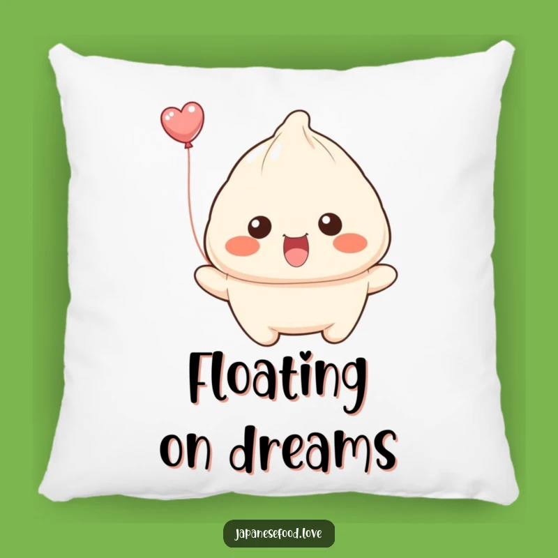 Funny Floating Dumpling Pillow: Cozy Smile, Whimsical Comfort