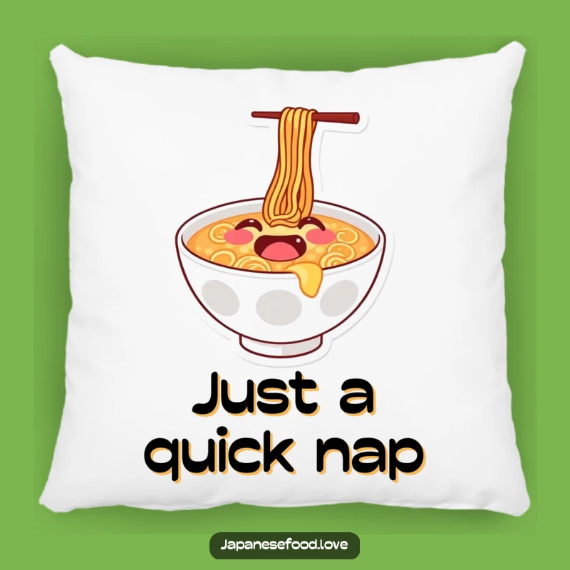 Funny Ramen Bounce Pillow: Cuddle up with joy, a soft and humorous funny gift.