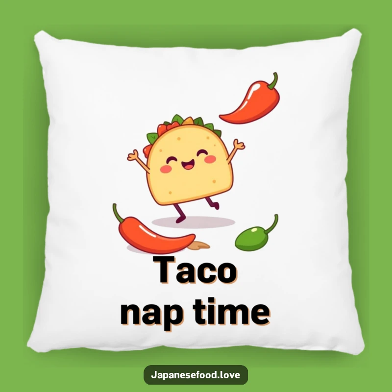 Funny Taco Jig Pillow - Comfy & Festive Decor