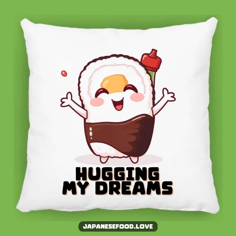 Funny Sushi Pillow: Cozy Hug - Soft & Adorable Accent Gift