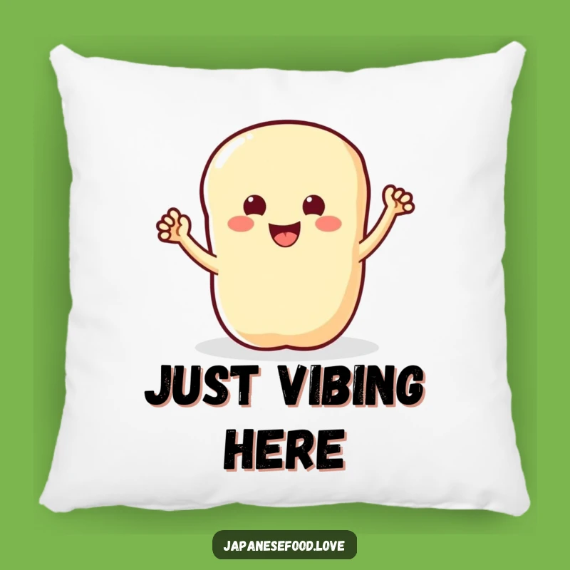 Funny Tempura Waving Pillow: Cuddle up with joy, a soft and funny gift featuring waving tempura.