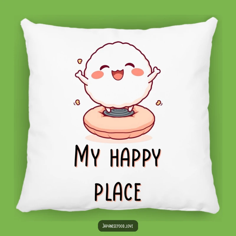 Funny Rice Ball Bounce Pillow: Comfy Character Cushion Gift