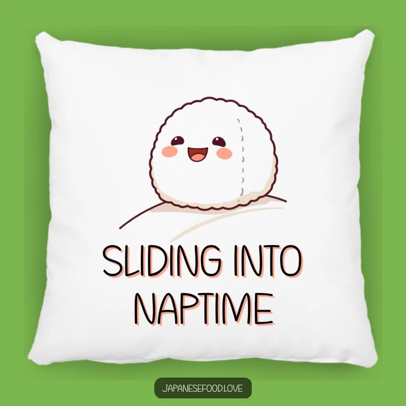Soft Funny Onigiri Rice Ball Pillow - Cozy Foodie Accent