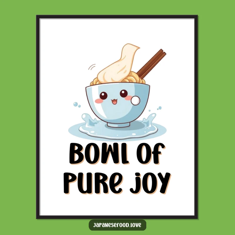 Funny Digital Art: Bring Home This Playful Ramen Print
