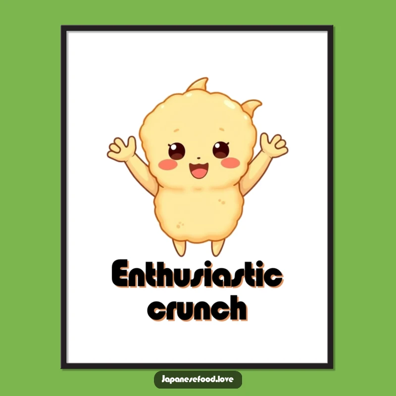 Funny Happy Tempura Digital Art: Instant Waving Cheer