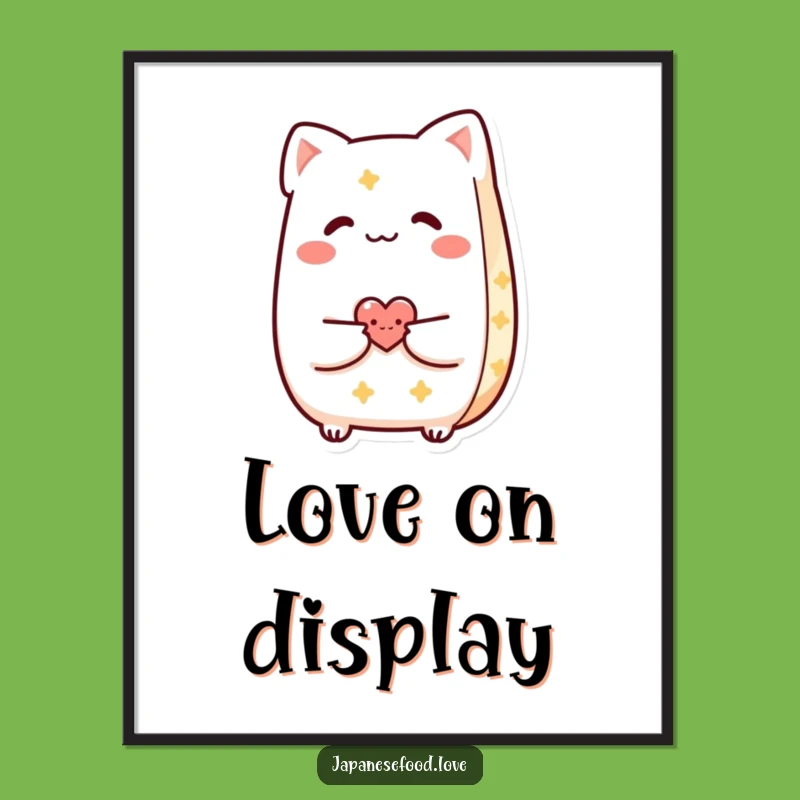 Funny Taiyaki Friendship Art Print - Digital Download, Instant Sweet Decor