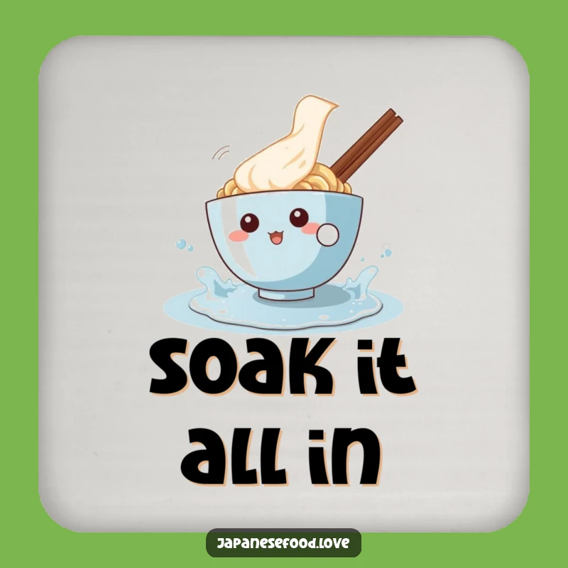 Funny Drink Coaster: Protect Surfaces With This Playful Ramen