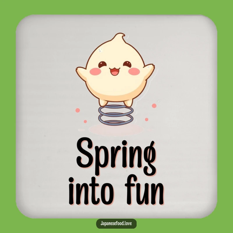 Funny Mochi Spring Bounce Coaster: Protect Surfaces with Sweet Fun