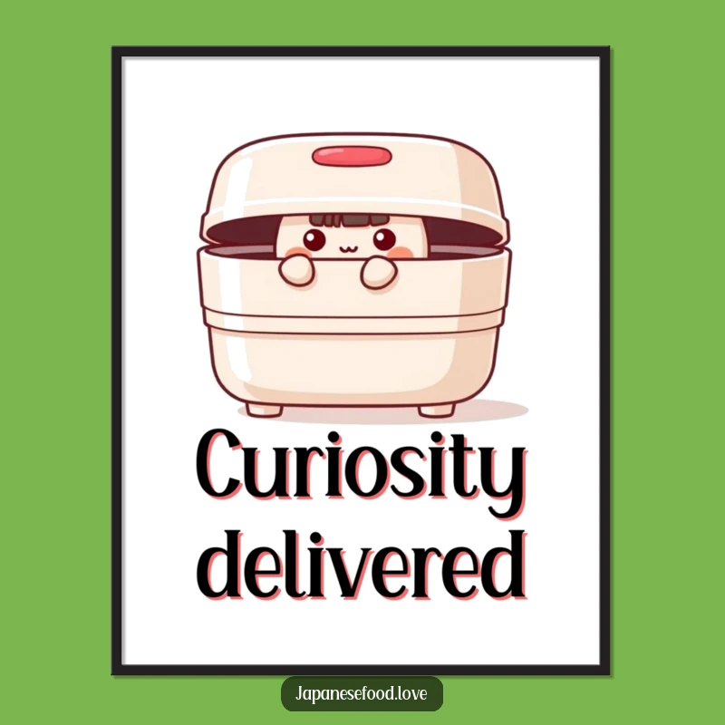 Funny Bento Box Poster: A Curious Peek into Whimsical Delight Print