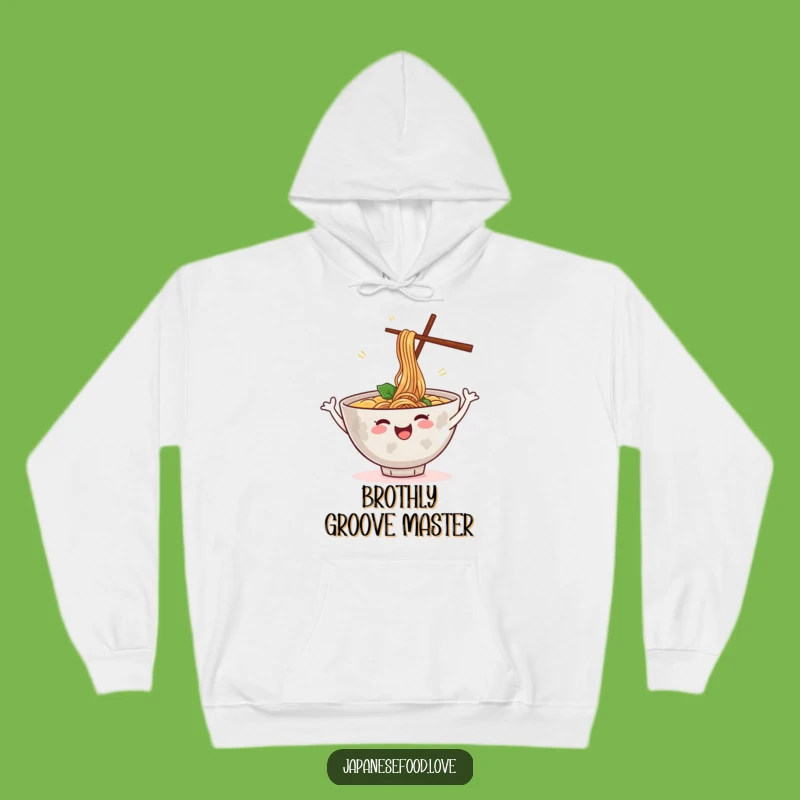 Funny Dancing Ramen Bowl Hoodie: Cozy Noodle Dancer Warmth Gift
