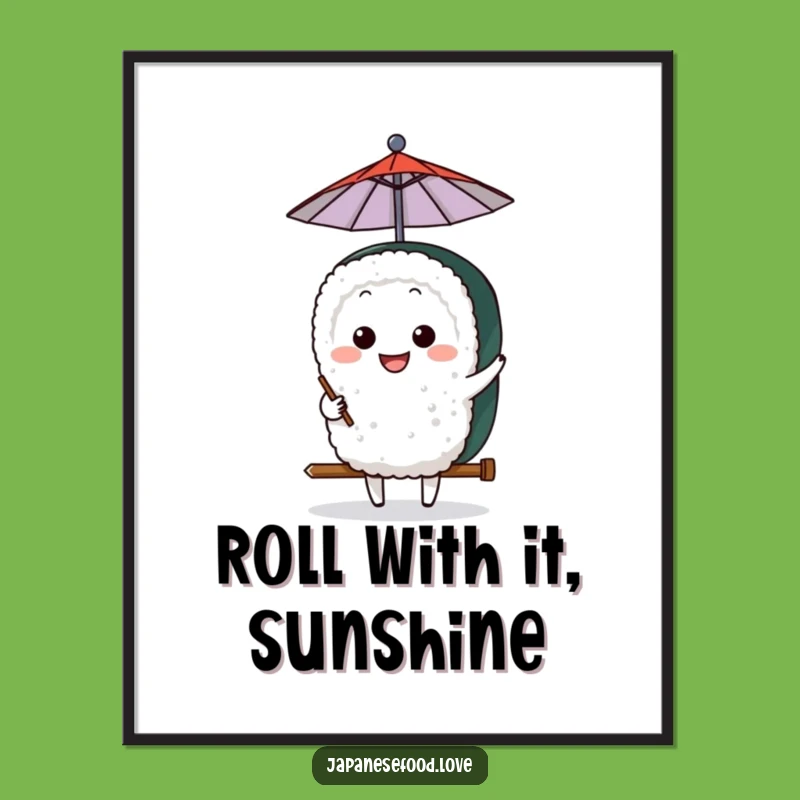 Free Printable Sushi Art: Fun & Funny Downloadable Decor for Foodie Spaces!