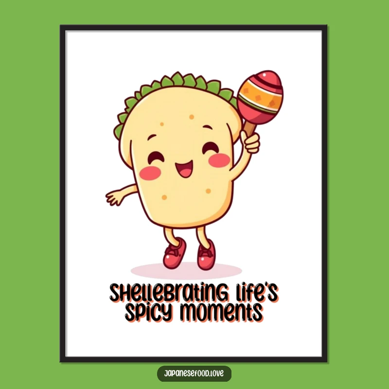 Free Printable Taco Dancer Wall Art: Funny Downloadable Fiesta Decor for Your Home