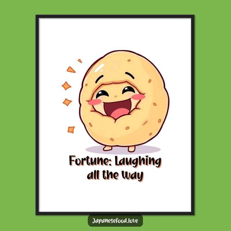Funny Free Printable Cookie Wall Art: Laughing Fortune Decor