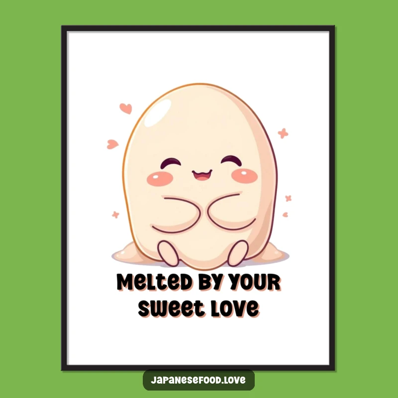 Funny Free Printable Wall Art: Mochi Melt Hug Downloadable Art