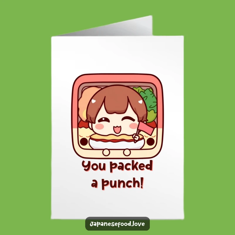 Free Printable Congrats Card: Happy Bento Box Flag - Hilarious Success Download!