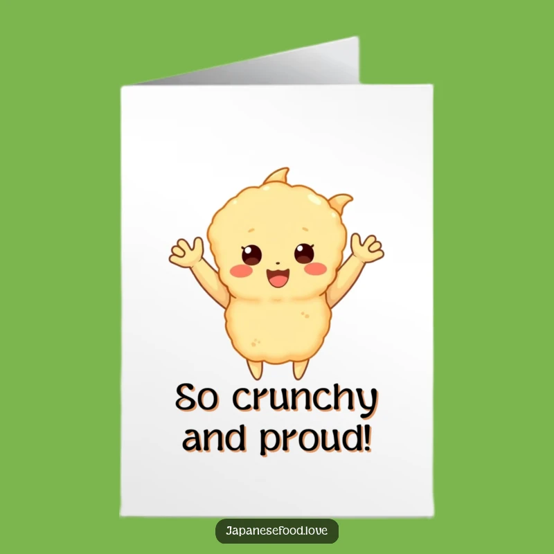 Joyful Free Printable Tempura Congrats Card - Waving DIY Fun