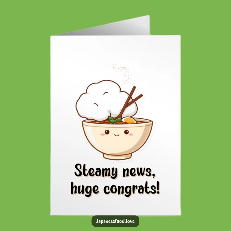 Free Printable Congrats Card: Shy Ramen! Celebrate Success with a Heartwarming Downloadable.