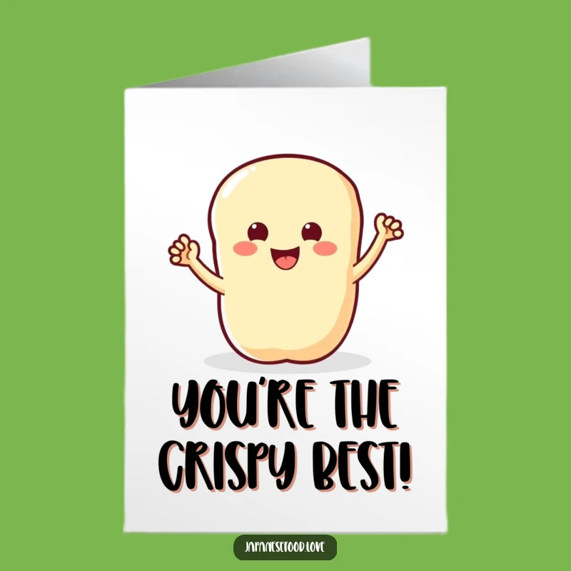 Free Printable Tempura Congrats Card: Waving Enthusiastically Funny Downloadable