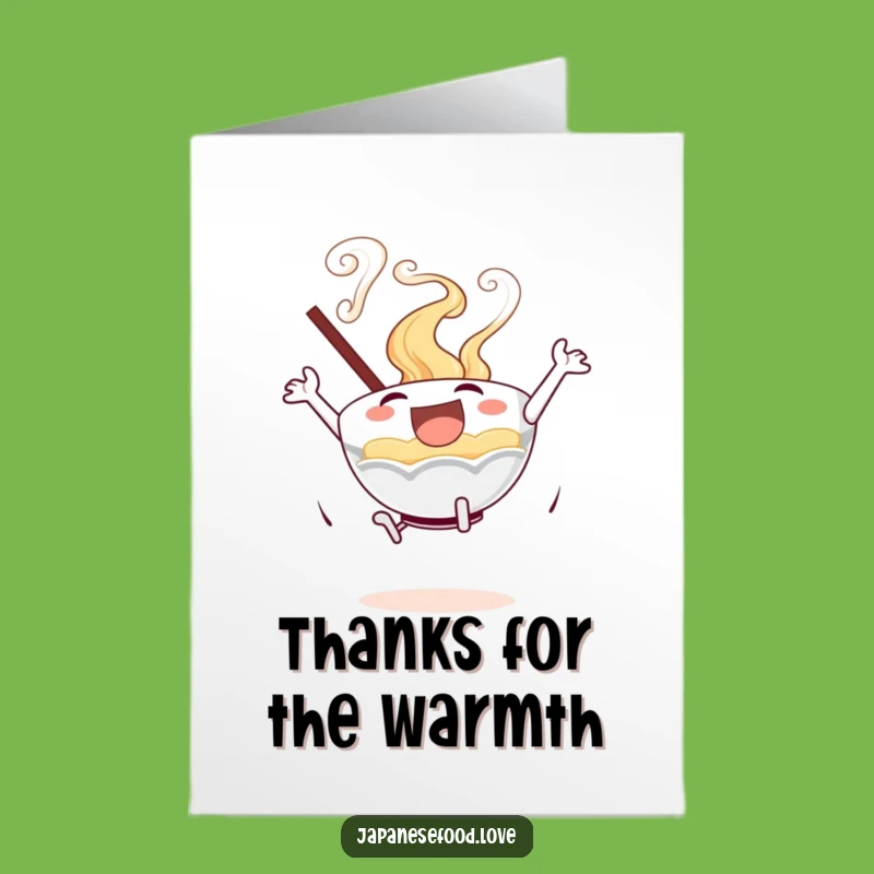 Free Printable Thank You Card: Ramen Leap - Downloadable Fun Gratitude