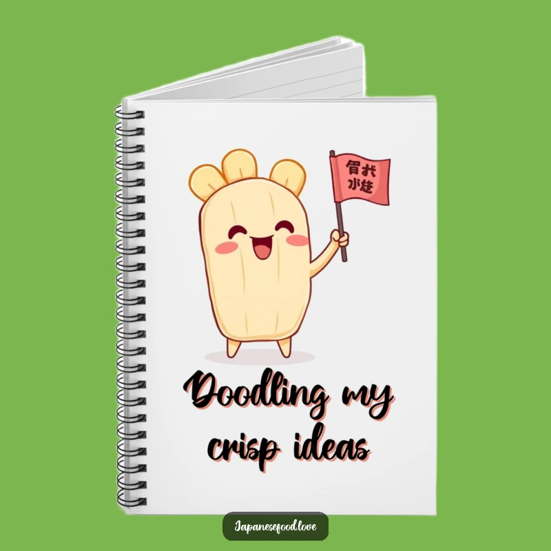 Funny Tempura Flag Notebook: Jot Down Fun Ideas With This Character