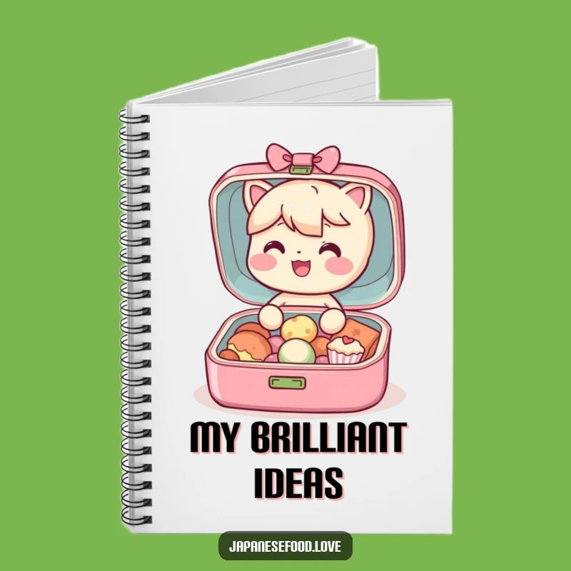 Funny Bento Box Journal: Happy Character, Tiny Treats, Perfect Funny Gift Notebook
