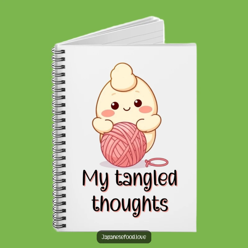 Funny Dumpling Yarn Ball Notebook: Jot Down Ideas with Cozy Flair