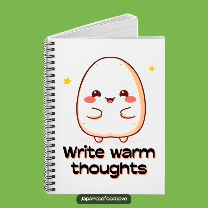 Funny Onigiri Hug Notebook: Jot Down Warm Thoughts
