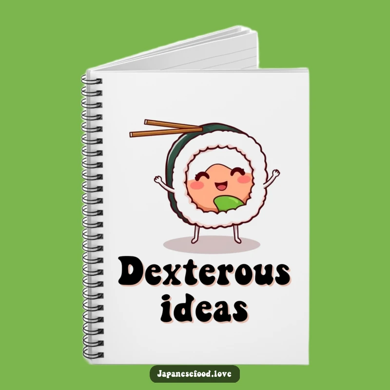 Funny Sushi Juggling Notebook: Jot Down Your Delicious Ideas