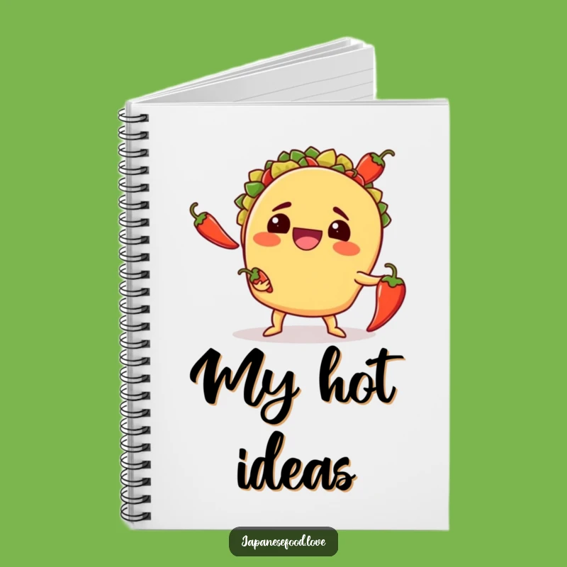 Funny Taco Juggling Notebook: Jot Down Spicy Ideas, Great Funny Gift