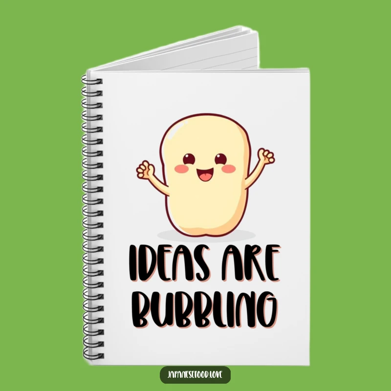 Funny Tempura Waving Notebook: Jot down ideas with cheer, a perfect funny gift for note-takers.
