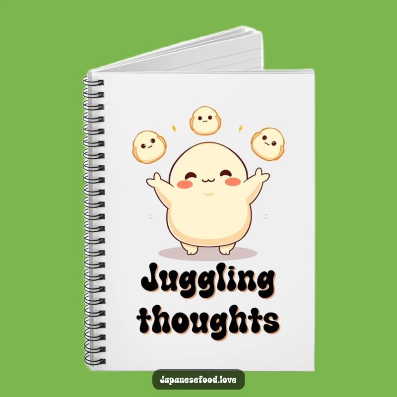 Funny Dumpling Juggler Notebook: Journal Your Culinary Talents