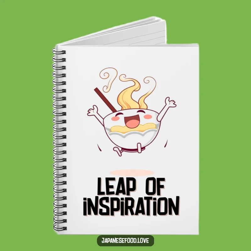 Funny Excited Ramen Bowl Notebook: Jot Down Ideas with Noodle Enthusiasm